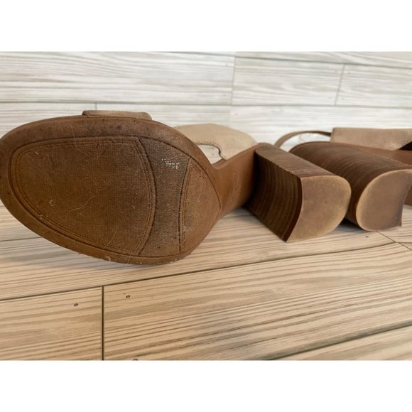 Sarto Franco Sarto Suzie Suede Heeled Sandals Size 8 - Picture 11 of 16